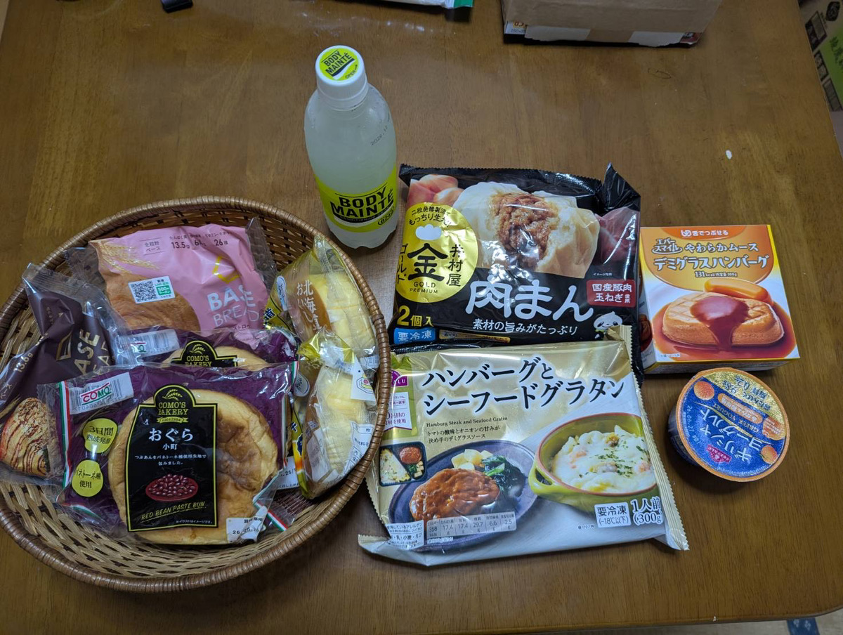 ご家族が実際に購入した食品の例