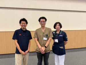 名古屋大学医学部附属病院 看護管理者研修の講演後の記念写真